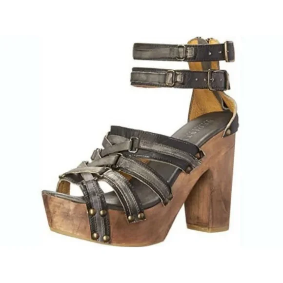 SOLD Bed Stu Mona Sandals sz 10 Rustic Black / Gray RARE VHTF in Box - Picture 11 of 11